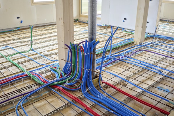 Organized electrical wiring and cable management